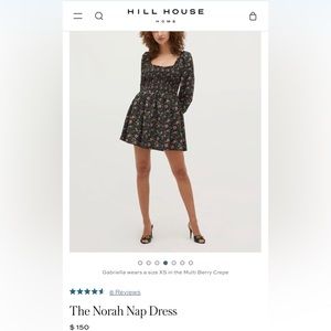 NWOT Hill House Norah Nap Dress